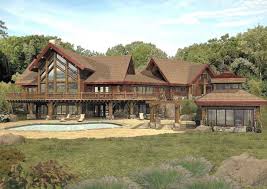 Summerset Timber Lodge Floor Plan By Wisconsin Log Homes Log Home Floor Plans Log Homes Large Log Cabins