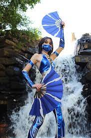 Amazon.com: Secret Wishes - Disfraz de Kitana Mortal Kombat para mujer,  Azul : Ropa, Zapatos y Joyería