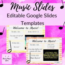 Step 1 open a google slides in web browser and go to a page in which you want to add music. Editable Google Slides Templates For Music Class By Becca S Music Room
