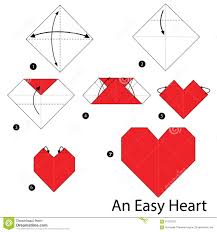 Beaucoup d'invités et peu de temps ont eu raison de ma patience ! Instructions Etape Par Etape Comment Faire A Origami Un Coeur Facile Illustration De Vecteur Illustration Du Couleurs Jouet 67505793