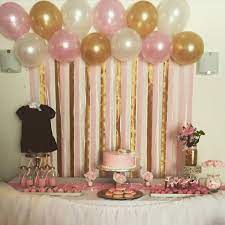 Baby Girl Just Chic 1st Birthday Decoracion Baby Shower Balloons Baby Shower Nina