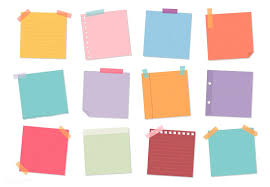 Download Premium Vector Of Collection Of Sticky Note Illustrations 412586 Sticky Notes Digital Sticker Vector Free