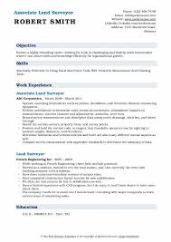 Land Surveyor Resume Samples Qwikresume