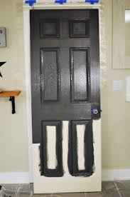 How To Paint A Panel Door Perfectly In Under An Hour Joyful Derivatives Blue Interior Doors Painted Interior Doors Interior Panel Doors
