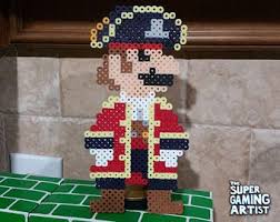 Wintergear Mario Super Mario Super Mario Perler Super Etsy Perler Bead Mario Super Mario Perler
