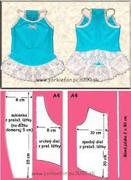 Patrones O Moldes Para Confeccionar Ropa Para Mascotas En Este Caso Los Patrones Estan Orientados A Perros Yorksh Dog Dress Pattern Dog Dresses Yorkie Clothes