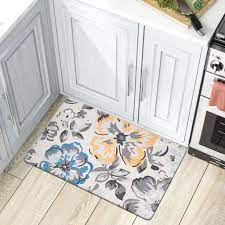 Whether you're cooking in the kitchen or just at a work table, the mats help reduce stress on your joints. Red Barrel Studio Agbogla Modern Floral Standing Anti Fatigue Mat Reviews Wayfair