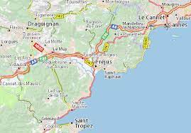 Frejus has the appearance of a small provencal town whose new districts extend to the sea. Michelin Frejus Map Viamichelin