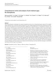 While i manage to save the usb drives, problem still persist the moment i inserted usb drives in my laptop. Pdf Comprehensive Review And Analysis Of Anti Malware Apps For Smartphones