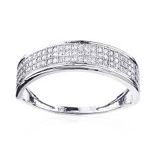 Designer 14k yellow gold wedding ring for men with diamonds | 6mm. 3 Row Mens Diamond Wedding Band 0 44ct 10k Gold 406704