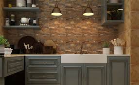 Order backsplash tile today at the best prices. 1 Tile 11 5 5 86 Peel And Stick Stone Tile Backsplash Pvc Rusty Slate Backsplash Stone Tile Peel And Stick 0 467 Sq Ft Marble Tiles Amazon Canada