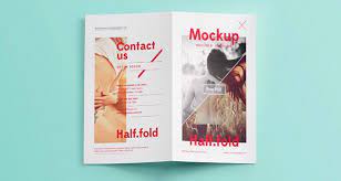 Download Mockup Free Diptico Brochure Mockup Free Brochure Mockup Psd Mockup Template