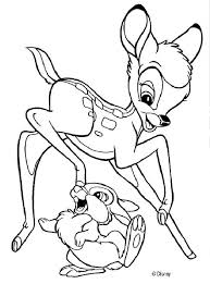 Thumper thumpers sisters and miss two bunny coloring pages. Bambi Coloring Page Coloring Home