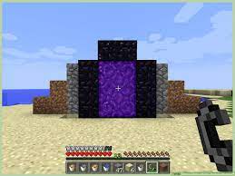 To activate the nether portal using the flint & steel, select it in your hotbar, then position your pointer on one of the base blocks of the portal frame. How To Make A Nether Portal In Minecraft With Pictures Wikihow