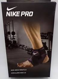 Details About Nike Pro Combat Ankle Wrap 2 0 Black White Mens Womens Large