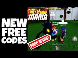 Today we will talk about my hero mania codes, quirks, bosses and try to answer some frequently asked questions about the game. New Free Codes My Hero Mania Gives Free Spins Gameplay Roblox U 2kidsinapod
