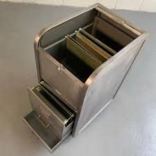 Maybe you would like to learn more about one of these? Brushed Steel Roll Top File Cabinet By Steel Master At 1stdibs