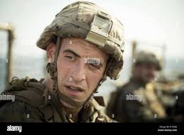 The commander of kilo company for 3rd battalion hi-res stock photography  and images