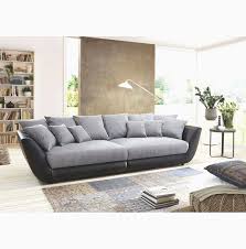 Wohnlandschaft in webstoff in anthrazit und einem abgesetzten korpus in schwarzem kunstleder, maße: Wohnlandschaft Brooklyn