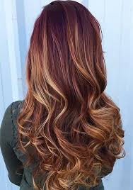 The blonde and burgundy highlights look great on women with dark skin, as they highlight the overall look and will make any. Burgundy Red Blonde Hair Color Novocom Top