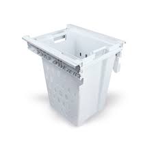 Armoire sur roulettes, carlington, 1 tiroir, 20, blanc lustré. Panier A Linge Pour Caisson Meuble De 450 Mm Prentout