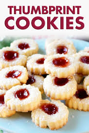 Strawberry Butter Jam Thumbprint Cookies Recipe Recipe Jam Cookies Jam Thumbprint Cookies Thumbprint Cookies Easy