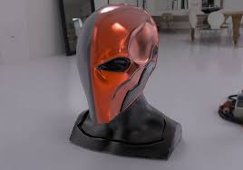 Deathstroke Mask 3d Print Ready Stl File Wearable Size Etsy Deathstroke Mask Deathstroke 3d Models For Printing