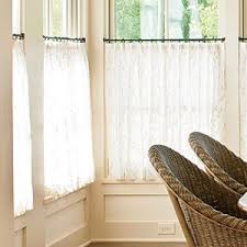How To Hang Cafe Curtains See How To Hang Cafe Curtains With A Custom Touch By Following These T Curtains Living Room Cafe Curtains Kitchen Homemade Curtains