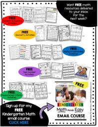 Homeschooling does not have to be expensive. Free Kindergarten Math Curriculum Map Common Core Aligned Lesson Plans