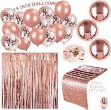 We did not find results for: 122 Pc Rose Gold Party Decorations Bridal Shower Decorations 18 In Rose Gold Balloons