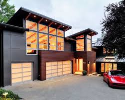 Contemporary With Attached 3 Car Garage In Law Suite House House Exterior