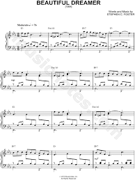 Our goal is to help musicians like you to learn to play the music they love. Stephen C Foster Beautiful Dreamer Sheet Music Piano Solo In Eb Major Download Print Sheet Music Piano Sheet Music The Dreamers