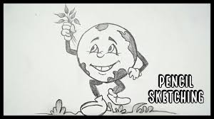 Earth Day Poster Drawing Pencil Sketching Pencil Drawing Pencil
