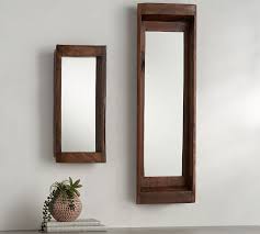 Save space in your home and use this multipurpose bathroom vanity chair for the entryway, too. Wooden Tray Mirrors Pottery Barn