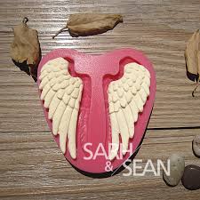 Easy and cute tutorial on how to make an ombre fondant angel wings instagram xbakesbyximena facebook xbakesbyximena tiktok xbakesbyximena you will need diffe. M0177 Angel Wings Silicone Fondant Cake Molds Chocolate Mould For The Kitchen Baking Clay Mould Sugarcraft Decoration Tool Mould For Chocolate Mouldsilicone Fondant Aliexpress