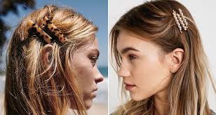Like we mentioned above, barrettes don't have to be worn alone. The Best Hair Barrettes And How To Style Them Gaby Burger