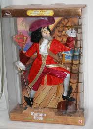 Mattel Disney Villains Captain Hook Doll 1999 Disney Dolls Nostalgic Toys Princess Dolls