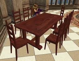 5 out of 5 stars. Second Life Marketplace Dining Room Table Chairs Low Prim