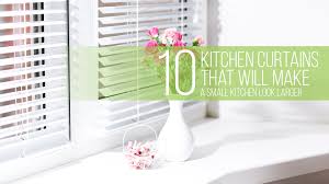 We are sure you have seen many kitchen designs already and might even have fall in love with one which you want for your kitchen. 10 Kitchen Curtains That Will Make A Small Kitchen Look Larger