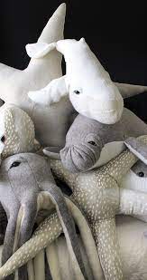 Eruka Art Design Minimalist Pillows Unique Toys Organic Plush Toys