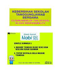 Tidak susah, hanya selepas selesai digunakan. Tandas Poster