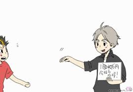 The start of the giant; Kageyama Tobio Yamaguchi Tadashi And Anime Gif Funny Image 4163161 On Favim Com