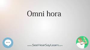 Omni Hora Medical Latin Terminology Definitions Youtube