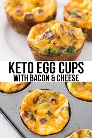 Keto Egg Cups With Bacon Cheese Recipe In 2020 Keto Egg Recipe Egg And Grapefruit Diet Egg Cups