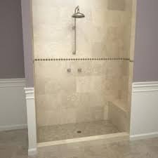 Base N Bench Made For Tile Molded Polyurethane Shower Base 30 In W X 60 In L With Center Drain Lowes Com Shower Base Bathroom Remodel Shower One Piece Shower Stall