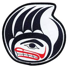 Bear Paw Patch Pacific Northwest Art Native Artwork Alaska Art