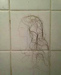 Shower Hair Art Art Graffiti Male Sketch
