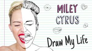 Miley Cyrus Draw My Life Youtube Collection of drawing ideas, how to draw tutorials. miley cyrus draw my life