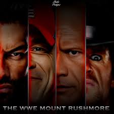 Finally I have finished my Mount Rushmore of WWE. • Hulk Hogan • Stone Cold  Steve Austin • The Undertaker • John Cena