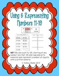 Using Representing Numbers 11 19 A Set Of 2 Common Core Math Centers These Centers Correspond To The Following Cc Math S Common Core Math Math Centers Math